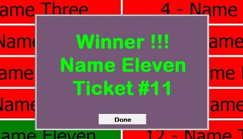 Winner Ticket #11
