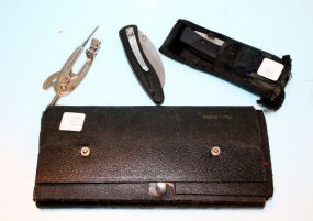 Drafting Tools & Two Pocket Knives