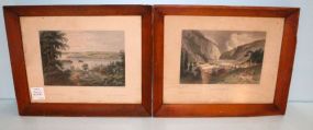 82  Two 1850 Hand Colored Lithographs 