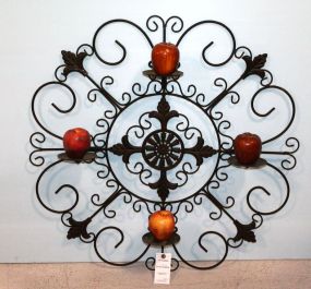 Decorative Iron Candle Holder