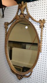 Classical Style Mirror with Urn and Swags