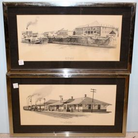 Two Framed Greenwood Prints
