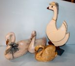 Four Wood Geese