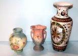 Oriental Style Vase, Hull B-4 Vase & Hull 406 Vase