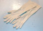 Pair of White Nylon Gloves