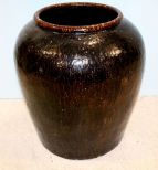 Brown Glazed Planter