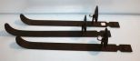 Three Iron Wall Hanging Candleholders