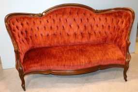 Walnut Victorian Sofa