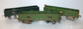 Lot of Three Prewar American Flyer Gondola Cars