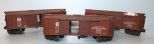 Lot of Three Pennsylvania Railroad Boxcars