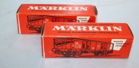 Two Marklin Open French Goods Truck