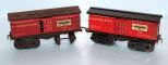 Two American Flyer Lines Box Cars