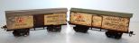 Two The Ives Miniature Railway System 125 General MSDE Boxcars