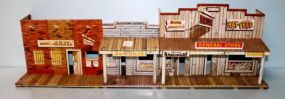 Row of Stores for Model Train Set