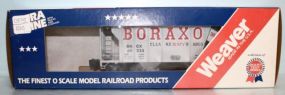 Weaver Ultra Line O Gauge Boraxo Covered Hopper