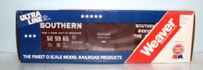 Weaver Ultra Line O Gauge Southern Boxcar