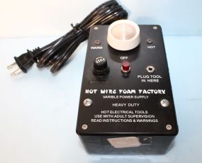 Hot Wire Foam Factory Variable Power Supply