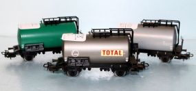 HO-Scale Variety of Three Tanker Cars