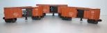 Three Lionel Boxcars