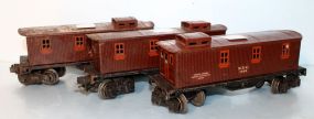 Three N.Y.C. 1682 Passenger Cars