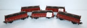 Five Marklin Coal Cars