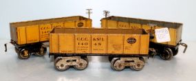 Three Dorfan Lines Gondola Cars