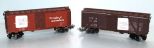 Set of Two Model Train Boxcars