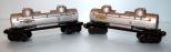 Two Lionel Lines Sunoco Tank Cars