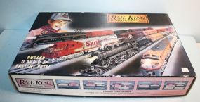 Rail King by MTH Electric Trains O Gauge No. 18 U.P. Hudson Freight Set