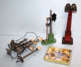 Lot of Accessories for Model Train Set