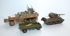Lot of Three Toy Military Vehicles