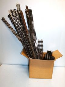 Box Lot of O Gauge Track Sections