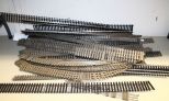 Box Lot of O Gauge Track Sections