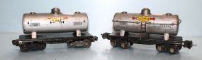 Two Lionel Lines Tank Cars
