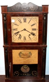 Hotchkiss Stenciled Mantle Clock