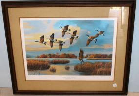 Limited Edition Print of Ducks Entitled Giants of the Flyway