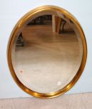 Oval Beveled Mirror