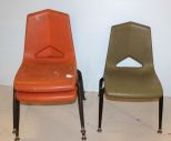 Three Child's School Chairs