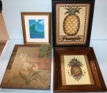 Four Various Pieces of Art, Waves & Pineapples