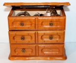 Jewelry Box with Vintage Jewelry