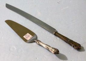 Sterling Cake Knife and Sterling Pie Server