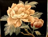 Large Oil Painting of Japanese Magnolias Signed Lee Reynolds