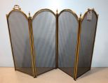 Brass Fire Screen