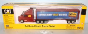 Norscot Cat Rental Store Tractor Trailer