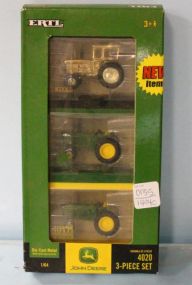 ERTL John Deere 4020 Three Piece 40th Anniversary Tractor Set