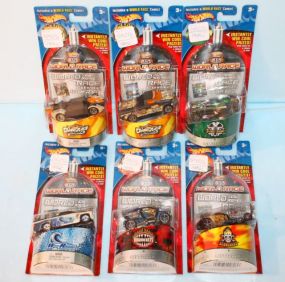 Six Hot Wheels Hwy 35 World Race Cars
