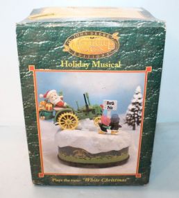 John Deere Masterpiece Editions Holiday Musical Figurine
