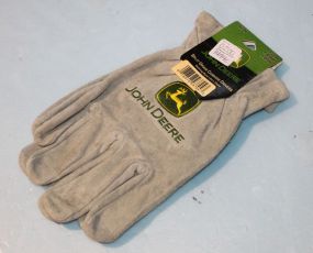 X Large John Deere Cowhide Gloves