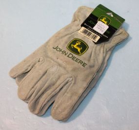 XX Large John Deere Cowhide Gloves