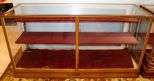 Glass Showcase with Two Sliding Doors